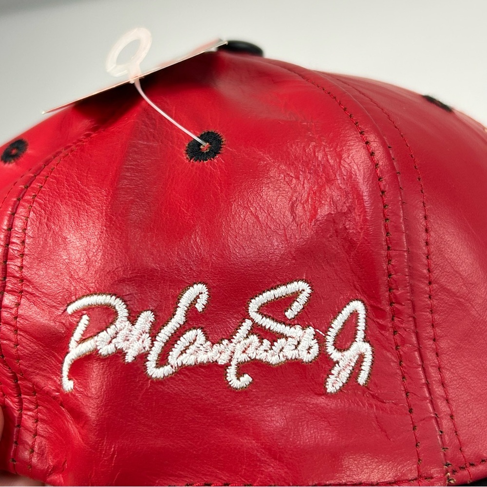 NWT Vtg Dale Earnhardt Jr Hat Leather Nascar 8 Chase Budweiser Logo Cap USA Made - Picture 15 of 16